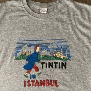 Vintage Tintin T-shirt - Medium